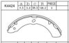 MITSUBISHI MZ981057 Brake Shoe Set